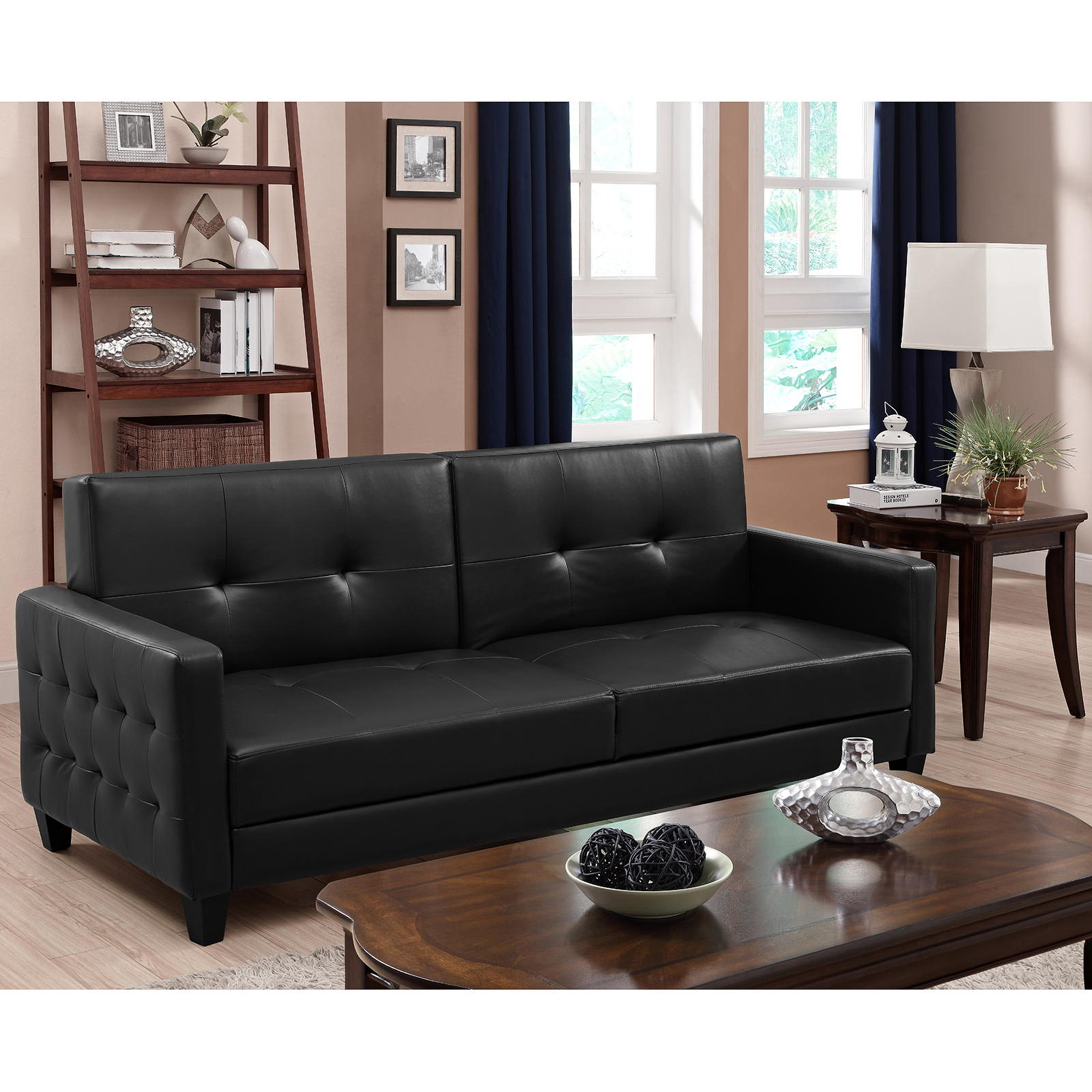 Premium Rome Convertible Futon, Multiple Colors