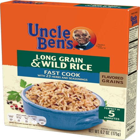 UNCLE BEN'S Flavored Grains: Long Grain & Wild Fast, 6.2oz - Walmart.com