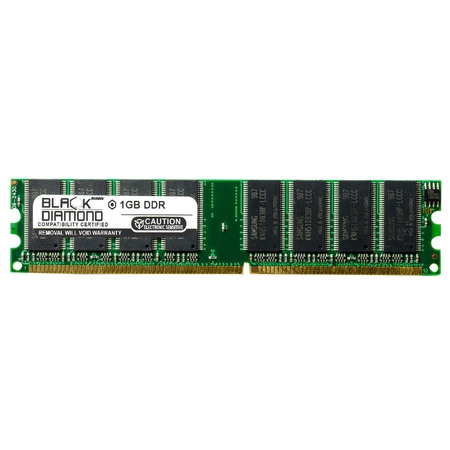 1GB RAM Memory for Apple Mac mini M9689LL/A (1.25Ghz), M9687LL/A (1.42Ghz), M9687LL/B (1.42Ghz), M9971LL/B (1.42GHz SuperDrive) Black Diamond Memory Module DDR DIMM 184pin PC3200 400MHz