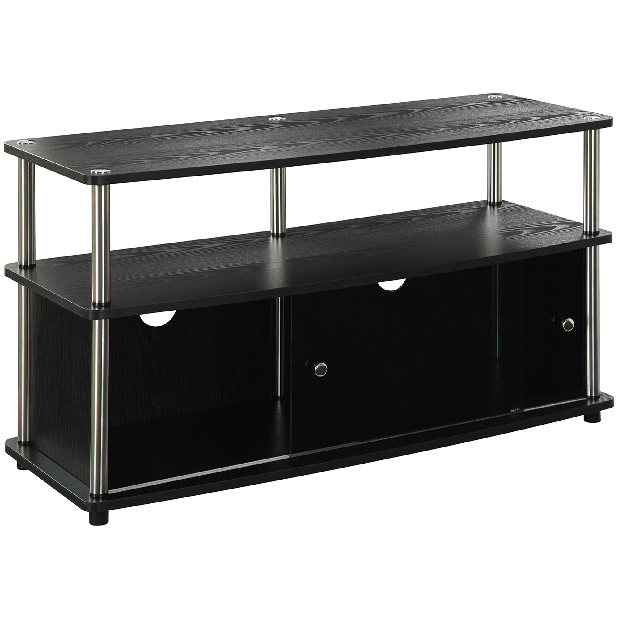 Convenience Concepts Designs2Go TV Stand with Sliding Glass Doors, for TV's to 42''