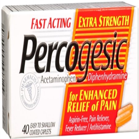 Percogesic Caplets Extra Strength 40 Caplets (Pack of 4) - Walmart.com