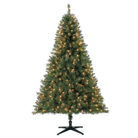 Holiday Time 6.5ft Pre-Lit Windham Pine Artificial Christmas Tree Holiday Time 6.5ft Pre-Lit Windham Pine Artificial Christmas Tree with 350 Clear Lights - Holiday Time 6.5ft Pre-Lit Windham Pine Artificial Christmas Tree