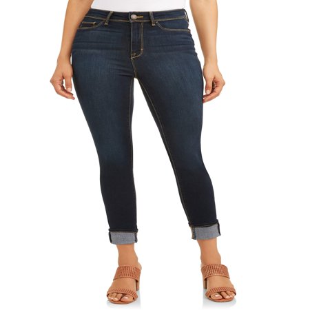 Time and Tru - Women's High Rise Sculpted Ankle Jegging - Walmart.com