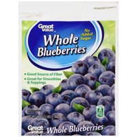 Great Value Whole Blueberries, 48 oz