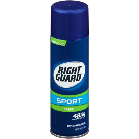 - Right Guard Sport Deodorant Aerosol, Fresh, 6.0 Ounce
