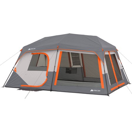 10 Person Cabin Tent - Ozark Trail 10-Person Instant Lighted Cabin Tent