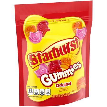 Starburst, Original Fruit Chews Candy, 8 Ounce - Walmart.com