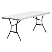 Lifetime Tables Lifetime 6 Fold In Half Table White Granite