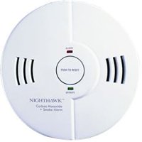 Kidde Nighthawk Intelligent Battery Operated Ionization Combination Smoke And Carbon Monoxide Detector, 2 AA Batteries