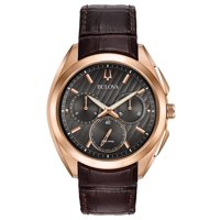 Bulova Men's Curv - 97A124 Stainless Steel/Rose Gold Watch