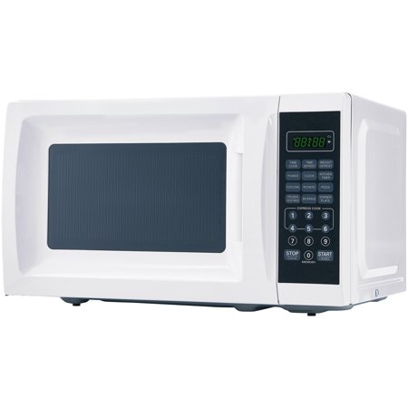 Mainstays 0.7 cu ft. 700 Watt Microwave, White with 10 Power Levels