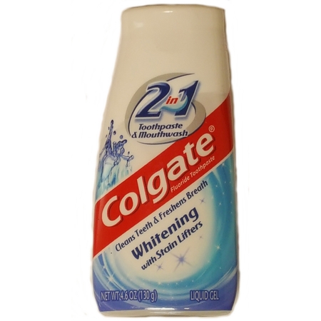 Colgate 2-in-1 Whitening Toothpaste Gel and Mouthwash - 4.6 (Best Toothpaste And Mouthwash For Sensitive Teeth)