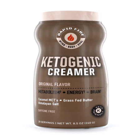 Rapid Fire Ketogenic Creamer with MCTs, Grass Fed Butter ...