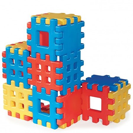 Little Tikes Waffle Blocks - Little Tikes Big Waffle 18 Piece Toddler Kid Construction Building Block Set