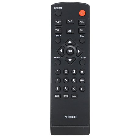 Emerson Lc320em1 Remote Control Replacement HDTV Remote Control for LC320EM2, LC320EM1F, LC320EM2F, LC320SL1, LC320SLX, LC320EMX, LC320EMXF, LC195EMX, LC320EM1, LC195SLX - Compatible with NH000UD Emerson & Sylvania TV Remote Control ()