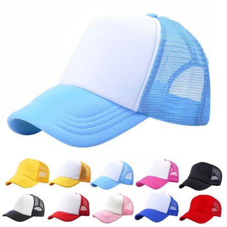 Kacakid Baby Toddler Boys Girls Sport Hat Child Peaked Baseball Mesh Snapback Adjustable Cap