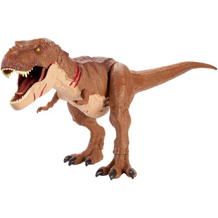 Jurassic World Battle Damage Roarin' Super Colossal Tyrannosaurus (Best Of T Rex)
