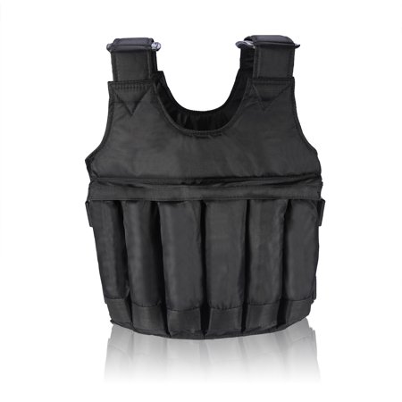 Lv. life 110LB 50KG Adjustable Workout Weighted Vest Exercise Strength Training Fitness,Made of high-density thickening oxford fabric, durable to
