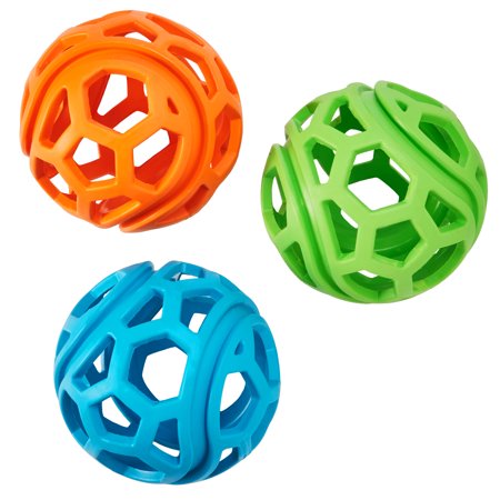 Vibrant Life Fetch Buddy Ball Treat Roller Dog Toy, Assorted Color May ...