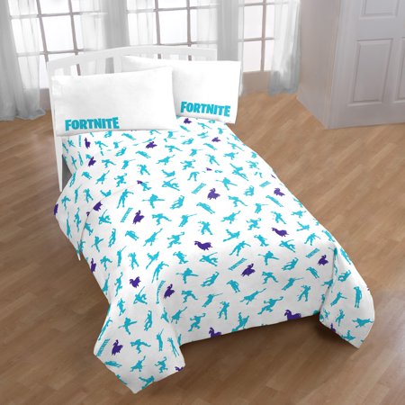 Sheet Complete Bedding Set - Fortnite Boogie Bedding Sheet Set, Multiple Sizes