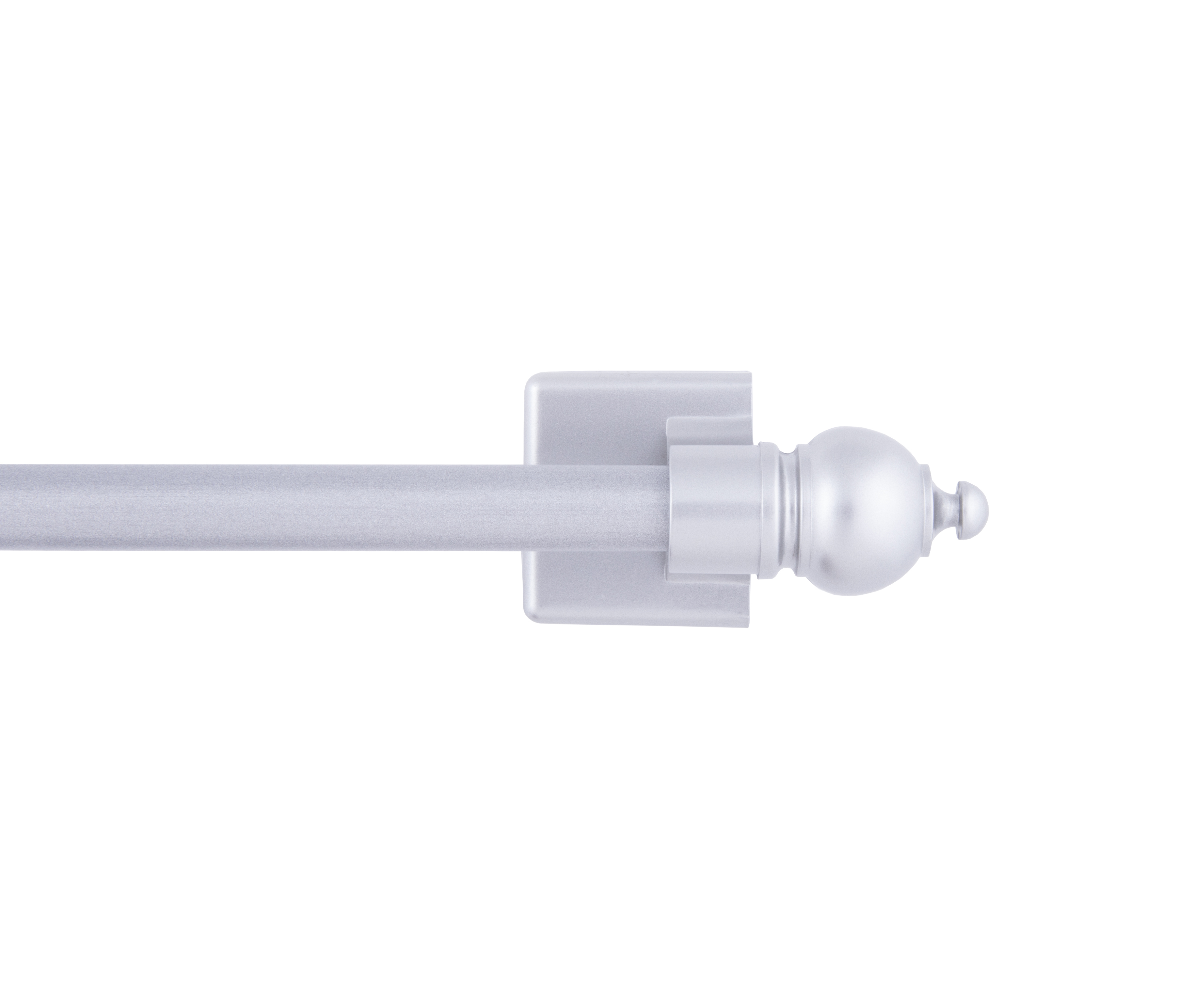 White Curtain Rod, 1628 Kenney 5/8 MultiUse Adjustable