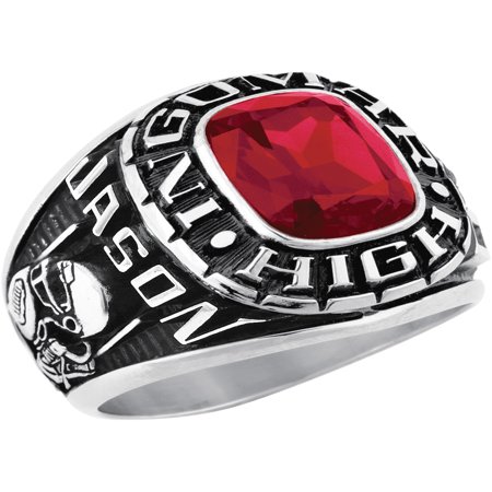 Keepsake Personalized Men's Square Class Ring available in Valadium ...