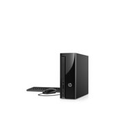 HP Slim 270-p033w Desktop Tower, Intel Celeron G3930 Processor, 4GB Memory, 500GB Hard Drive, Keyboard and Mouse, Windows 10
