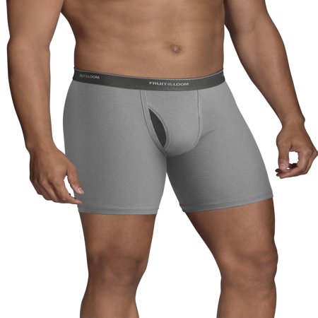 Diesel Mens Briefs - Big Men's CoolZone Fly Dual Defense Boxer Briefs, Extended Sizes, 4 Pack