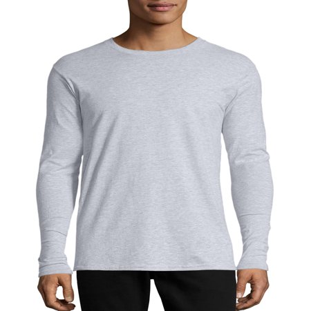 - Hanes Men's Nano-T Tagless Ultra-Light Long Sleeve Tshirt
