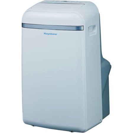 - Keystone KSTAP14B 14000 BTU 115 Volt Portable Air Conditioner with Follow Me Temperature Sensing Remote