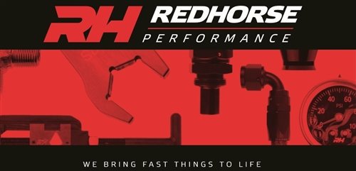 O-ring Port - Red Horse Performance 814-08-2 RHP814-08-2 -08 AN/JIC STRAIGHT THREAD (O-RING) PORT PLUG - BLACK