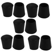 Rubber Furniture Stoppers 10pcs Chair Leg Caps Rubber Floor Protector Furniture Feet Covers 16mm Inner Dia