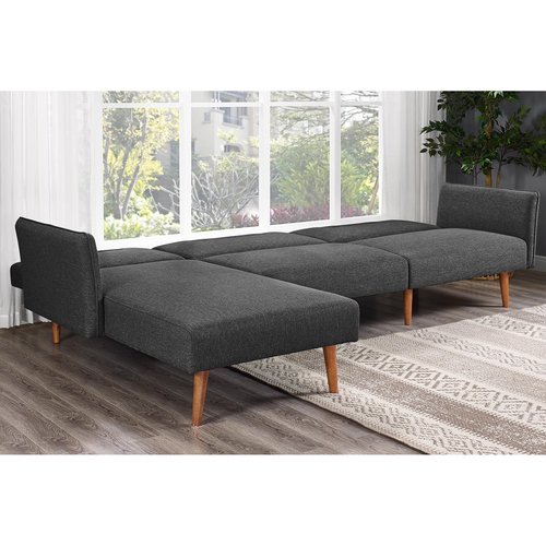 DHP Brent Futon Sectional, Multiple Colors