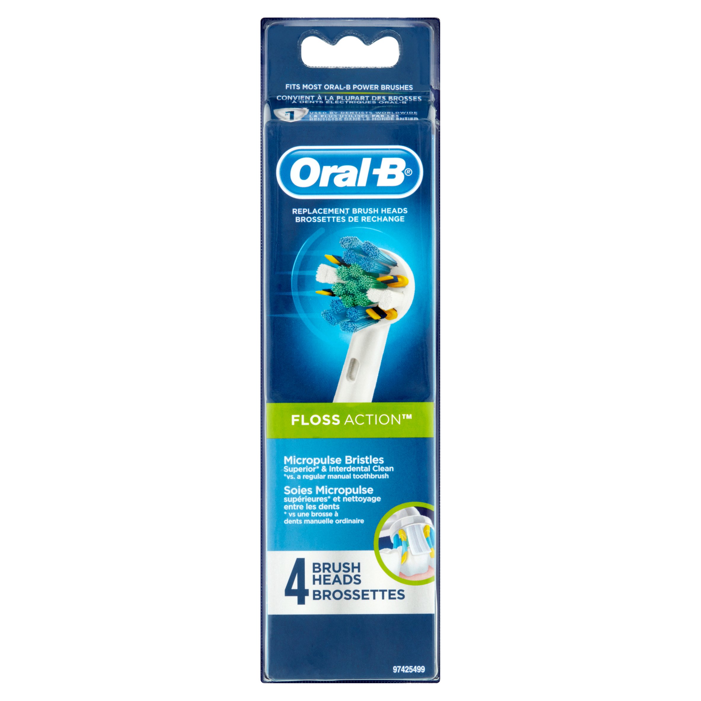 OralB Professional Floss Action Replacement Electric Toothbrush Heads