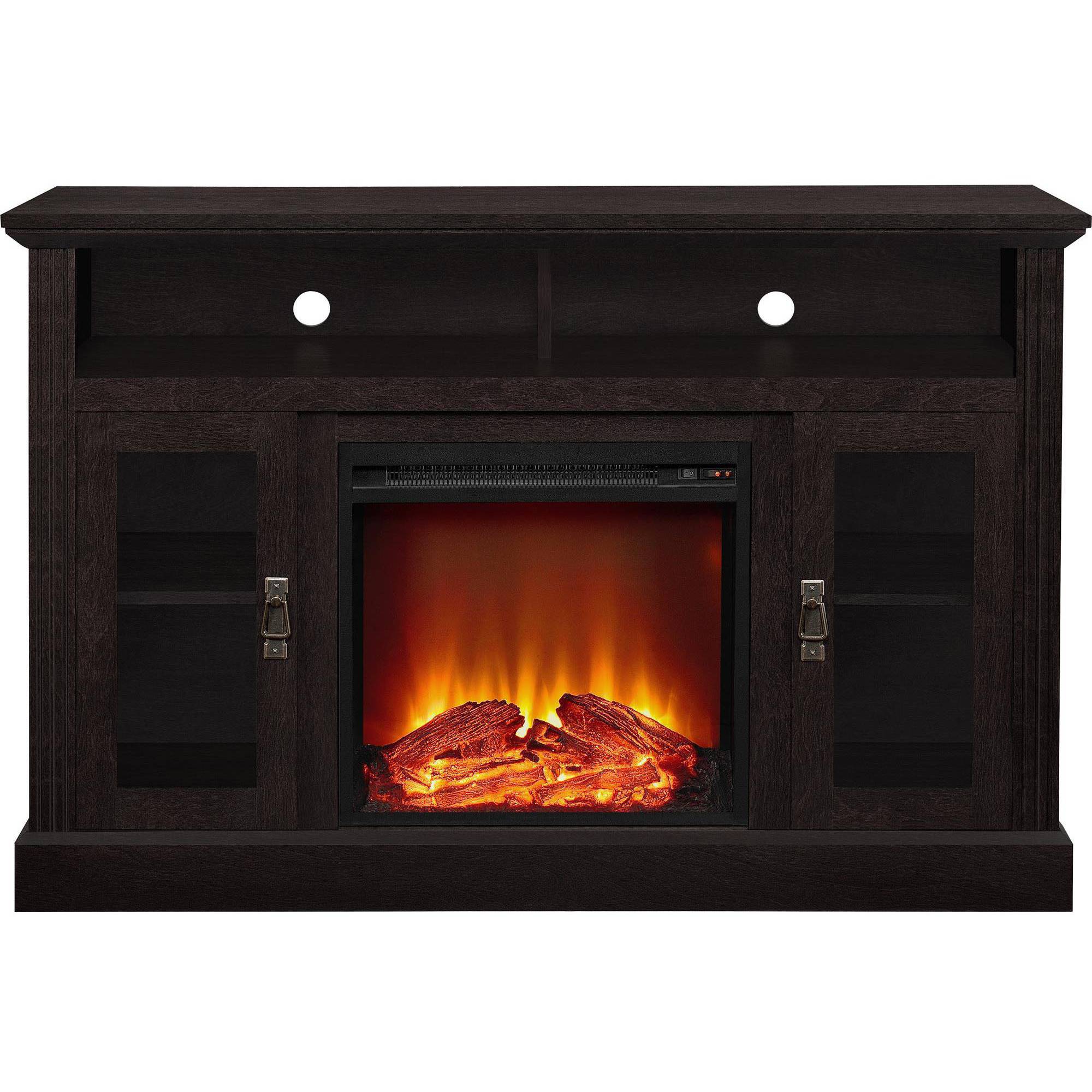 Altra Chicago Fireplace Espresso TV Console for TVs up to 50''