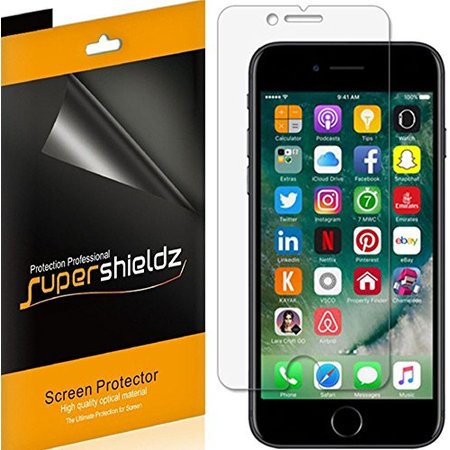 [6-Pack] Supershieldz for Apple iPhone 8 / iPhone 7 Screen Protector, Anti-Glare & Anti-Fingerprint (Matte) (Best Matte Screen Protector)