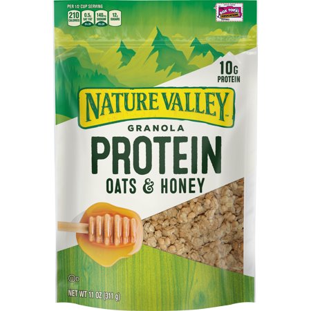 Nature Valley Granola, Protein, Oats & Honey, 11 oz (Best Granola Trader Joe's)