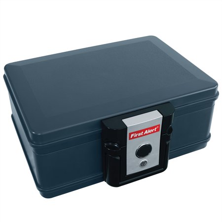 - First Alert 2013F Water and Fire Protector File Chest, 0.17 Cubic Feet