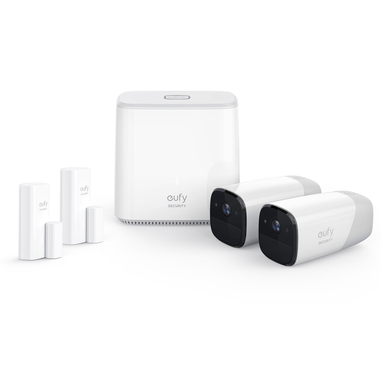 Anker eufyCam 1080p Wireless Home Security Camera System with 365-Day Battery, Wireless 2-Camera Kit, Rechargeable, Night Vision, IP67 Weatherproof and 2 Additional Sensors