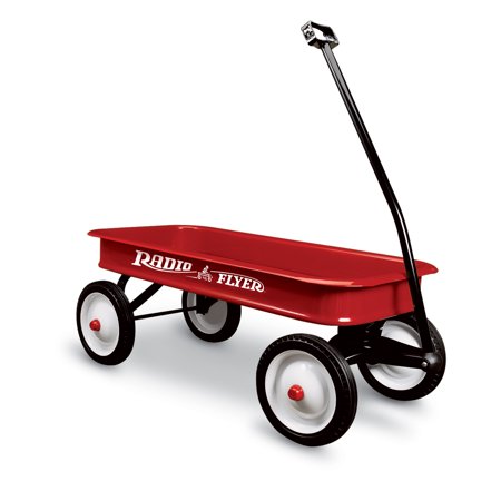 - Radio Flyer, Original Classic Red Wagon, Steel Body, Red
