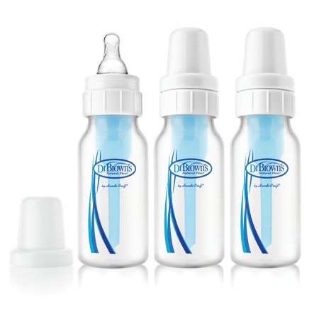 Dr. Brown's Original Baby Bottles - 4oz, 3 Count (Best Bottles For Newborns 2019)