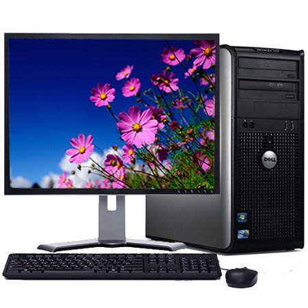 Dell Optiplex Desktop Computer Bundle Windows 10 Intel Core 2 Duo 2.13GHz Processor 4GB RAM 160GB Hard Drive DVD-RW Wifi with a 17" LCD Keyboard and Mouse-Refurbished Computer