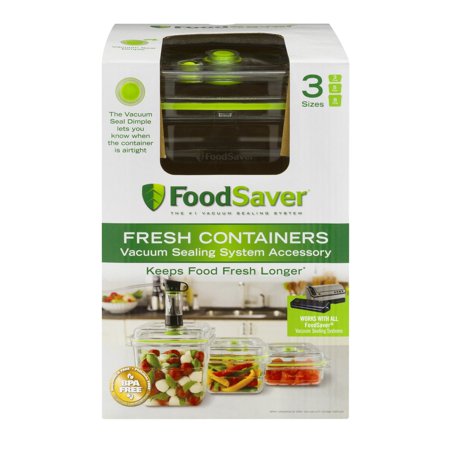Servin Saver - Food Saver Fresh Containers 3 Sizes - 3 CT