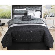 Hometrends Bedding Sets Hometrends Geo Mesh Bedding Comforter Set