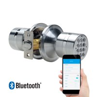 TurboLock Weatherproof Electronic Smart Bluetooth Keyless Door Lock w/ App, Live Monitoring, and Keyless Entry - Easy Installation