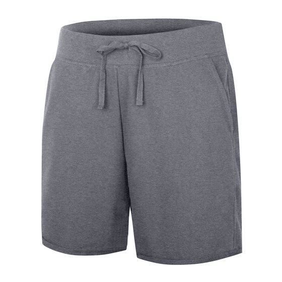 Hanes - Women's 7 inseam Jersey Knit Pocket Shorts with Drawstring ...