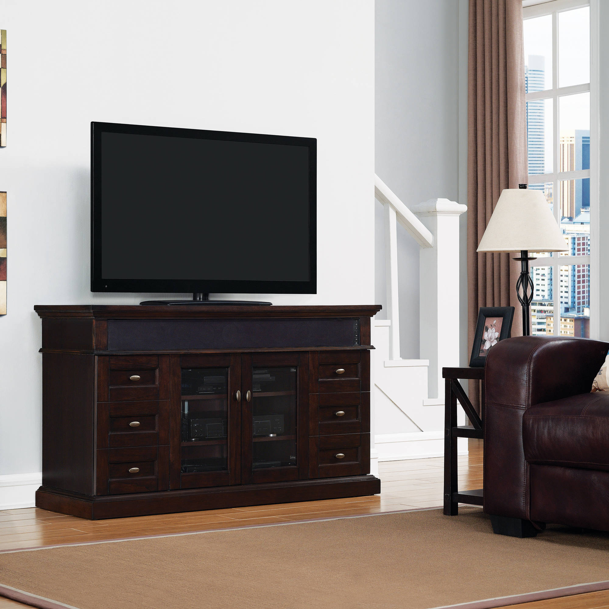  Millennium TV Stand for TVs up to 55'', Roasted Cherry