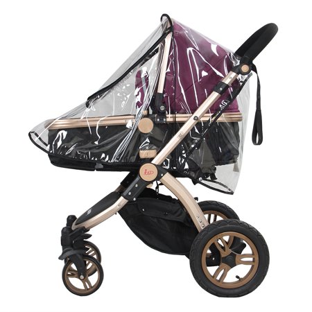 - Ejoyous 1PC PVC Universal Waterproof Baby Stroller Rain Cover Dust Wind Shield Pram Accessory, Baby Pushchair Shield, Stroller Rain Cover
