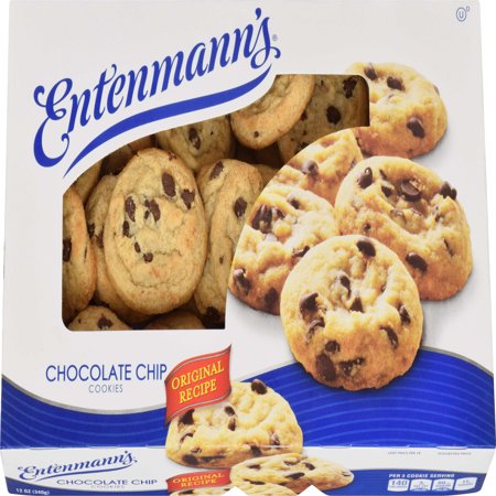 Entenmann's Original Recipe Chocolate Chip Cookies, Soft Baked, 12 oz ...