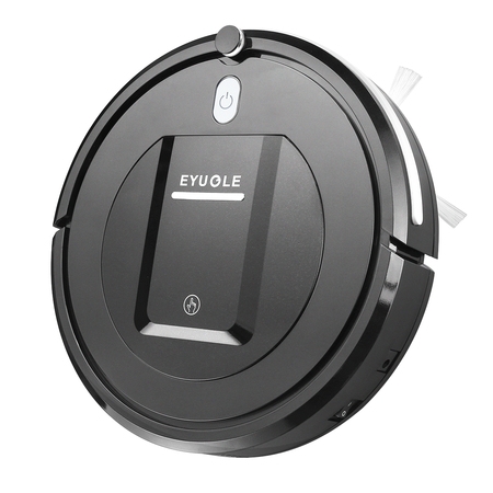 EYUGLE Automatic Robot Vacuum - Robotic Auto Home Cleaning for Clean Carpet Hardwood Floor - Cleaner Bot Self Detects Stairs - HEPA Filter Pet Hair